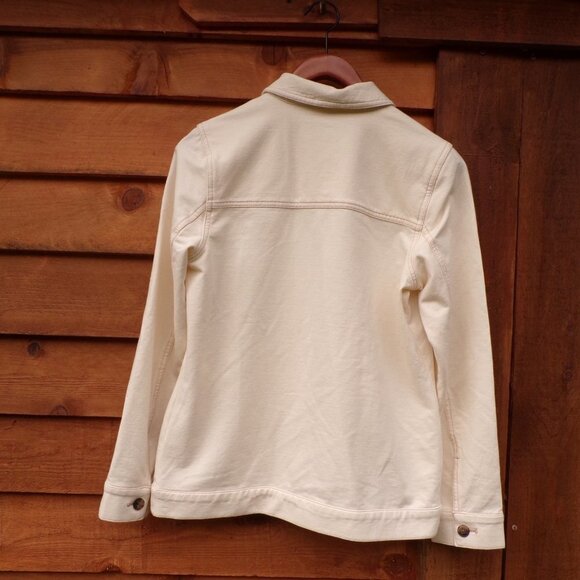 D & Co  Women's Stretchy Beige Jacket Button Front Women’s Size XXS. NWOT. - Picture 6 of 10